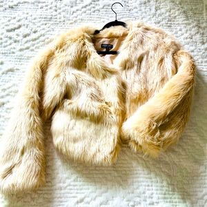 Faux fur jacket